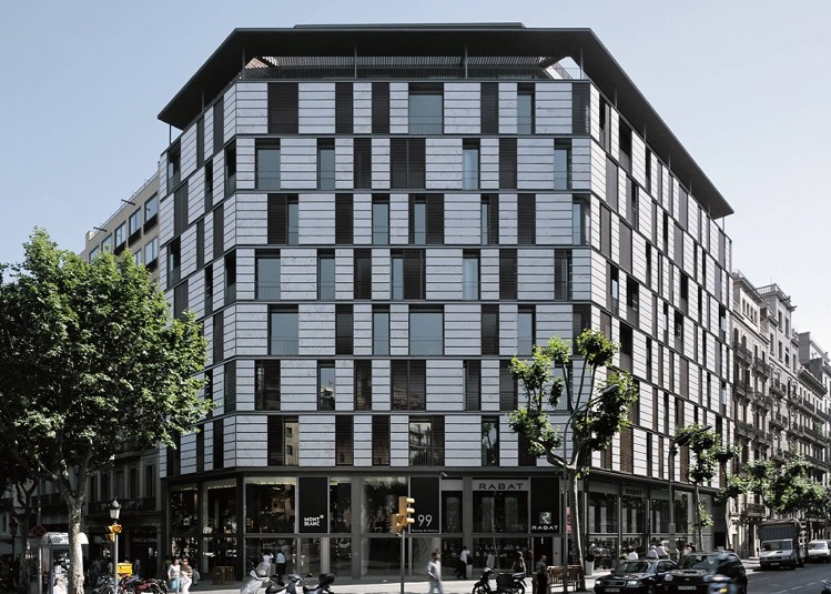 exterior edificio en Barcelona